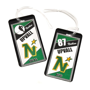 personalized McKinney North Stars personalized bag tag