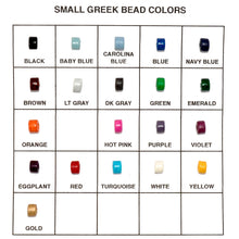 4mm greek ceramic tube heishi beads color chart