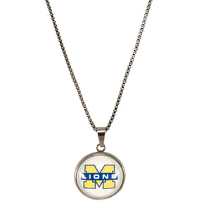 stainless steel McKinney high school lions necklace