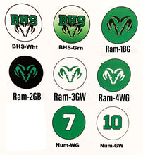 Berkner high school rams logos