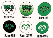 Berkner High School rams graphic logos