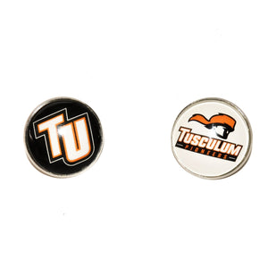 custom stainless steel Tusculum University brooch pins