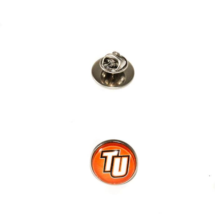 custom stainless steel Tusculum university pioneers lapel pins