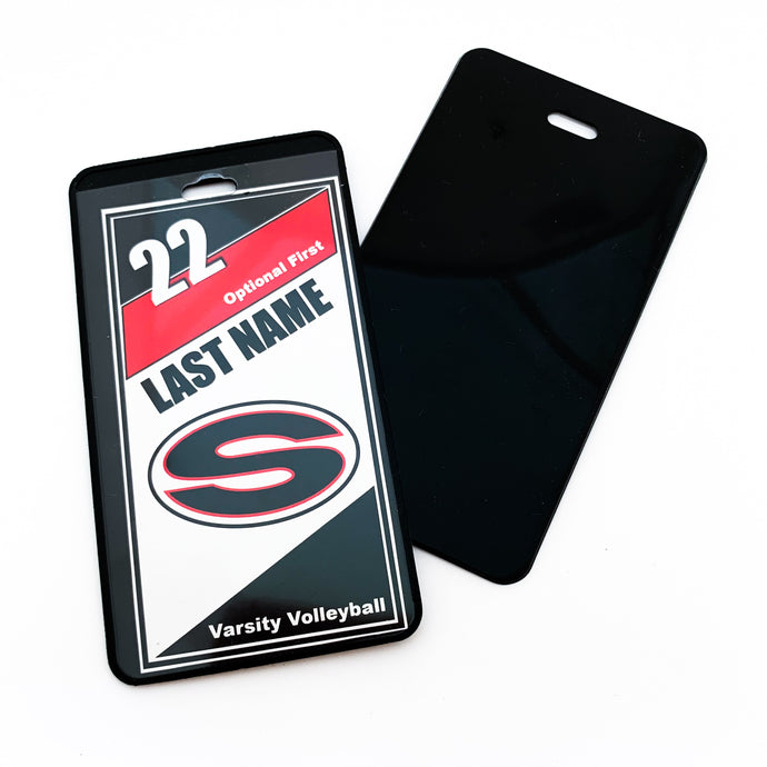 personalized Sonoraville high school luggage bag tag