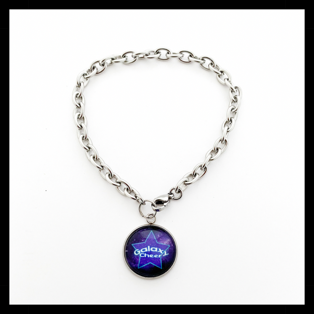 Galaxy Cheer Charm Bracelet