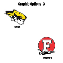 Oklahoma high school logos for Tipton and Bomber