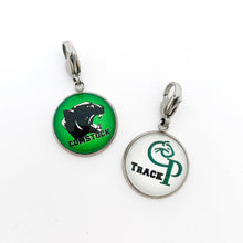 custom personalized stainless steel Comstock high school panthers zipper pulls