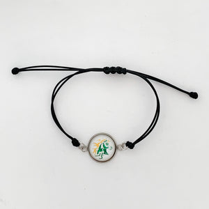 Lebanon trail high school black adjustable cord bracelet