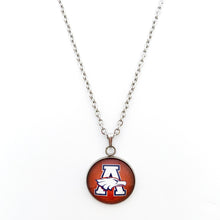 custom stainless steel Allen Eagles logo pendant necklace
