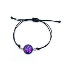 custom Southwest Gymstars black adjustable cord friendship bracelet