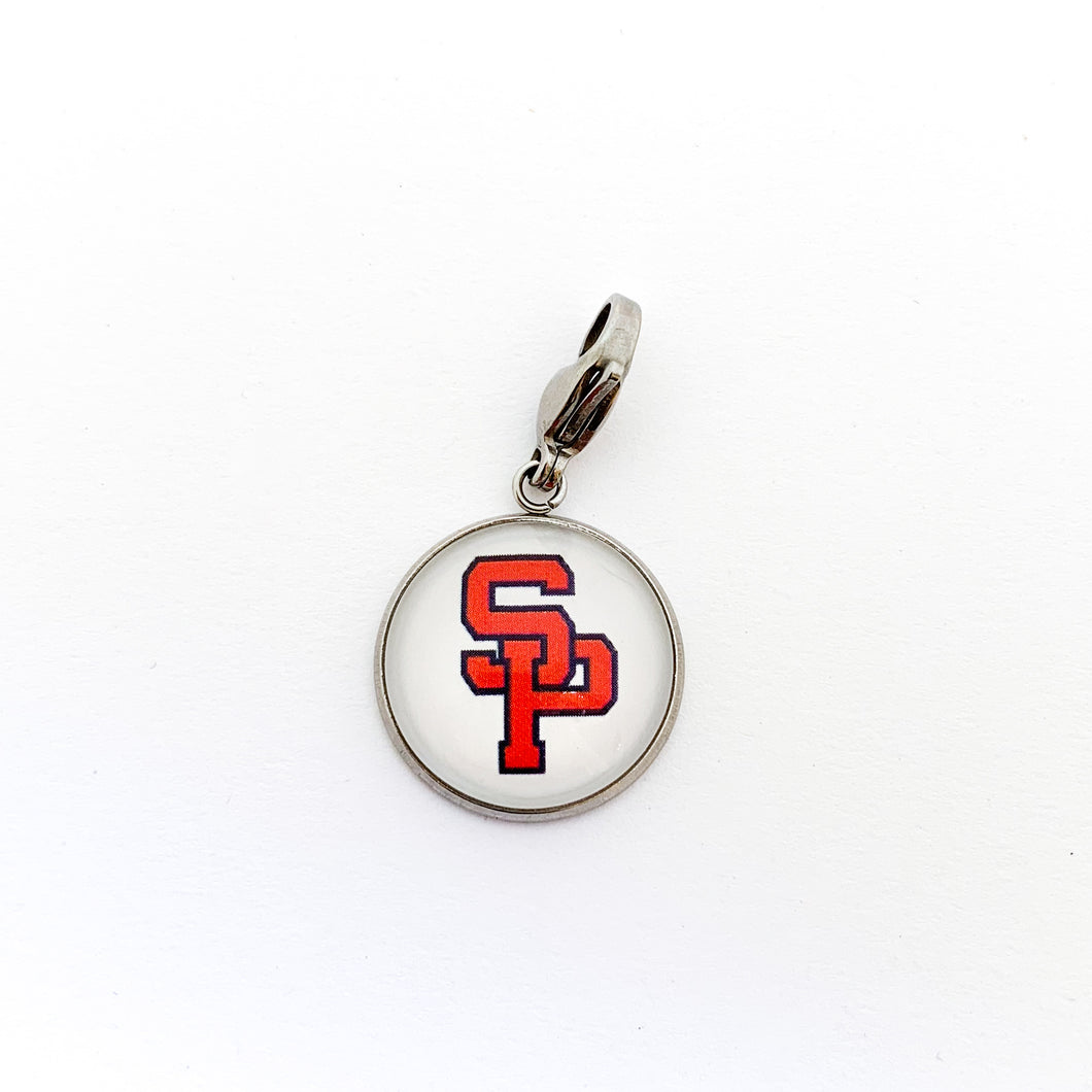 custom stainless steel South Panola high school zipper pull