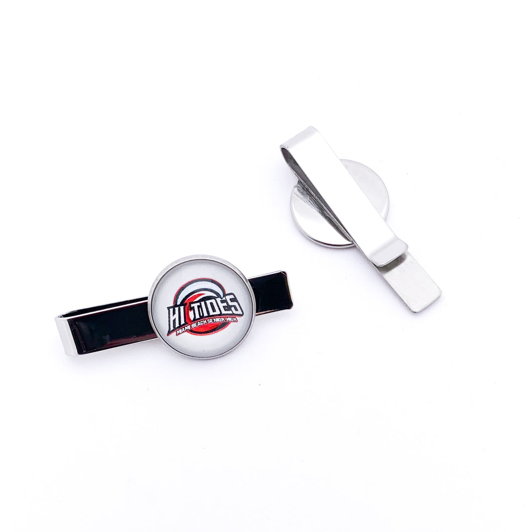 custom stainless steel Miami Beach Senior high school tie clip