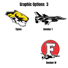 Oklahoma high school logos for Tipton and Bombers