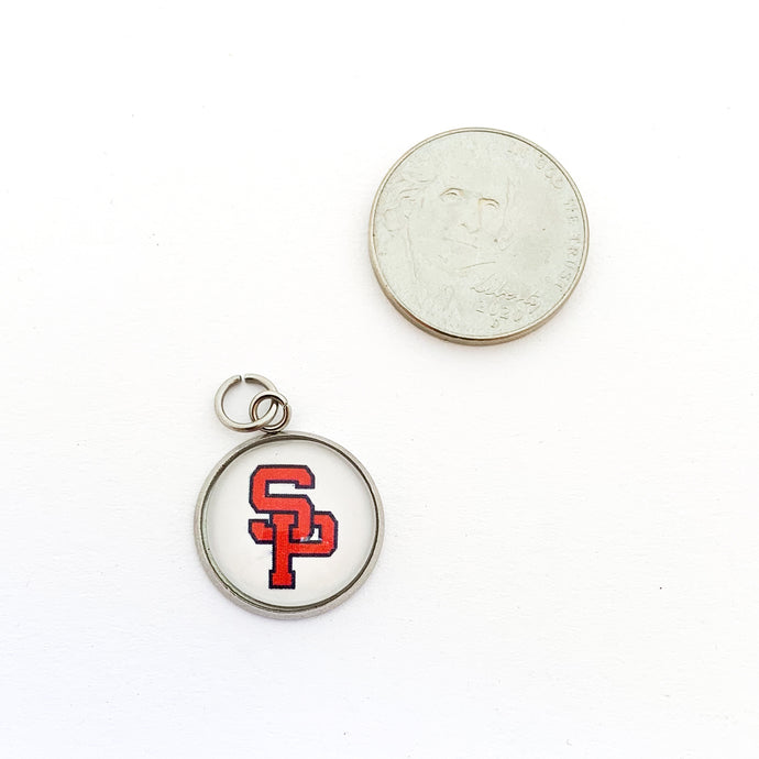 custom stainless steel South Panola high school charm