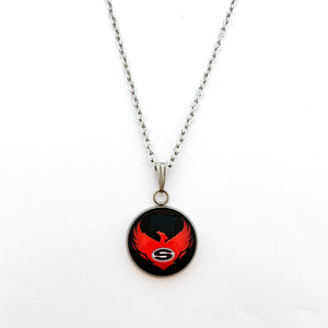 custom stainless steel Sonoraville high school pendant necklace