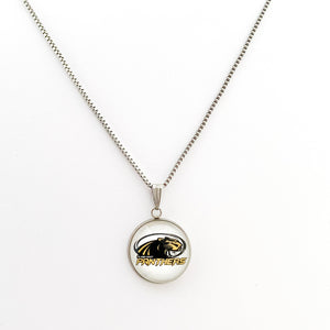 custom stainless steel Plano East Panthers necklace