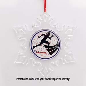 South Panola Tigers Personalized Snowflake Ornament