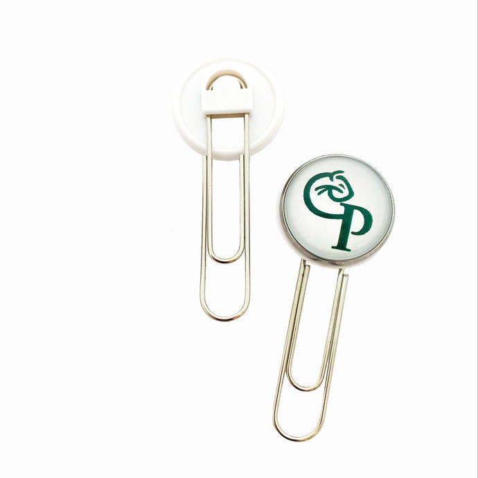 custom Comstock high school paper clips and bookmarks