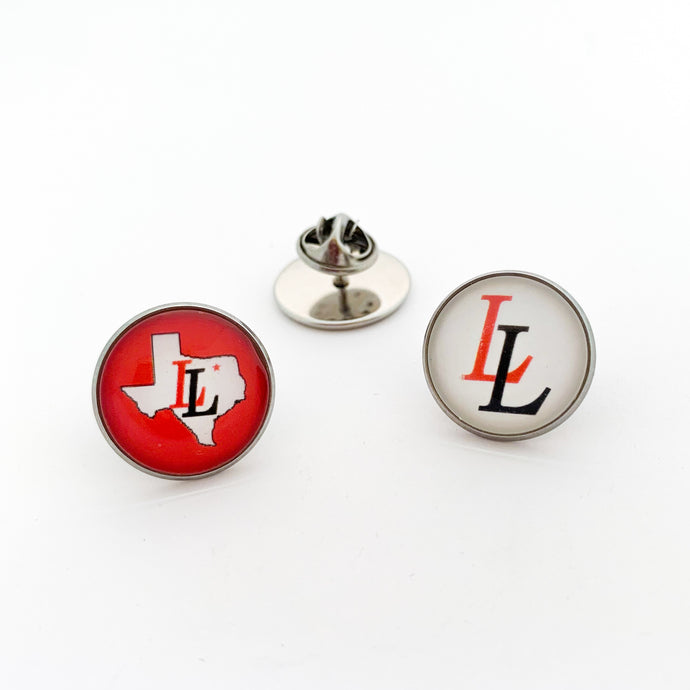 custom stainless steel Lovejoy leopards lapel pins