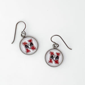 custom Northbridge Rams charm earrings