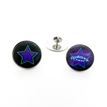 custom stainless steel Galaxy Cheer brooch pins