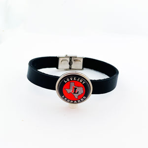 Lovejoy Leopards Leather Cuff Bracelet