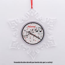 Miami Beach Personalized Snowflake Ornament