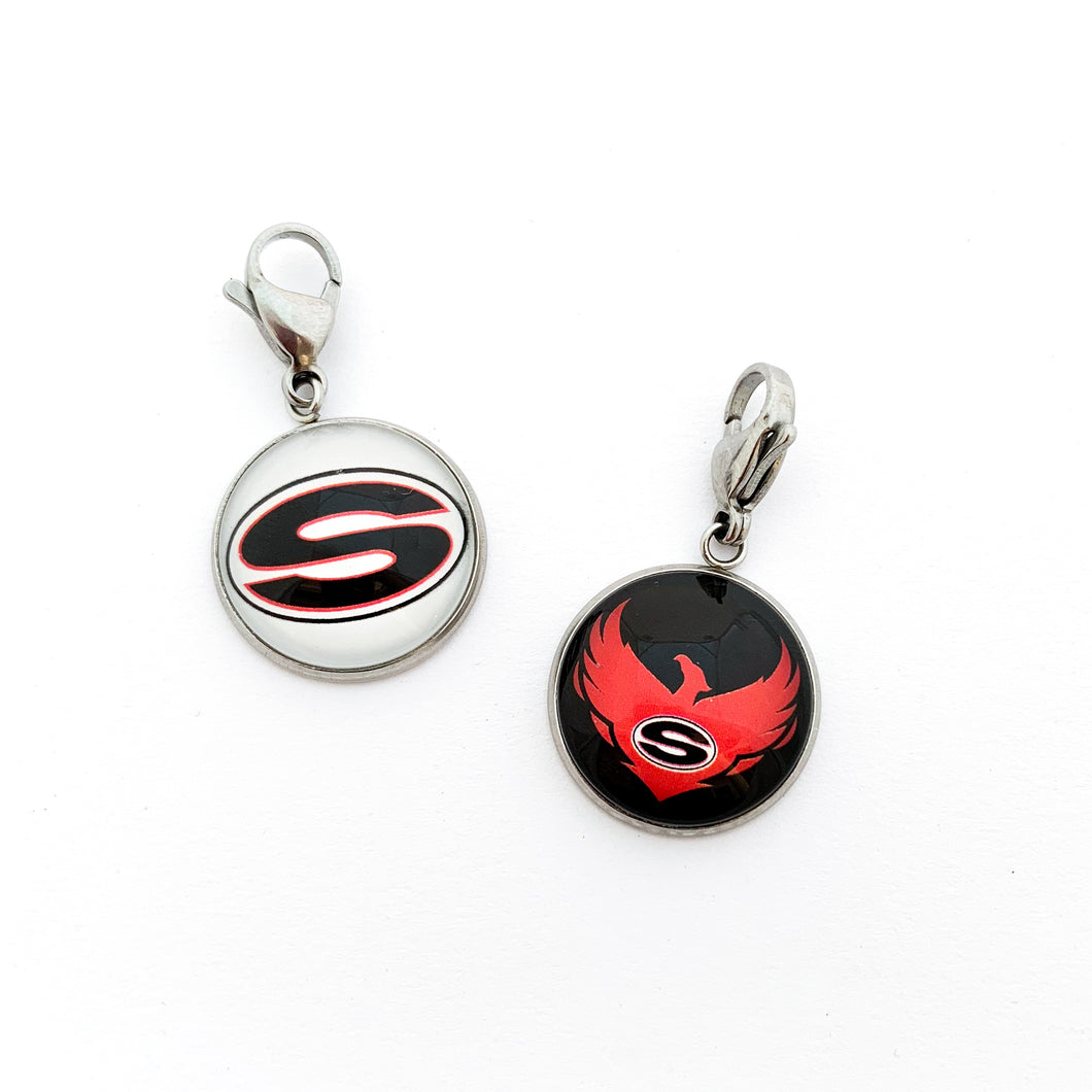 custom stainless steel Sonoraville high school zipper pulls