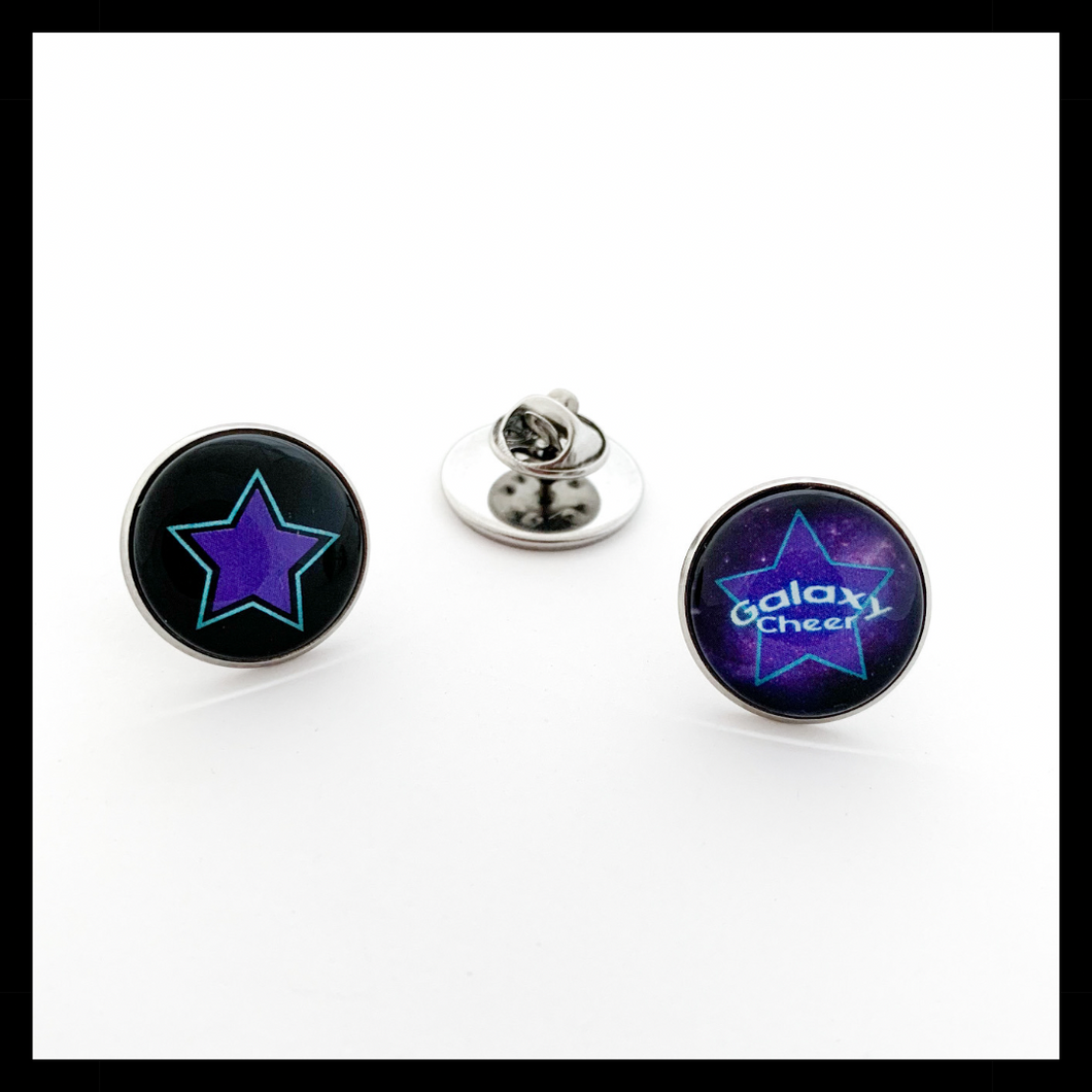 Galaxy Cheer Lapel and Lanyard Pin