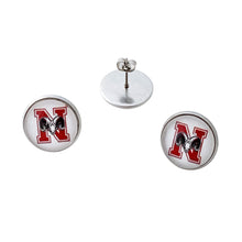 custom stainless steel Northbridge high school rams stud earrings