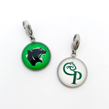 custom stainless steel Comstock high school panthers zipper pulls