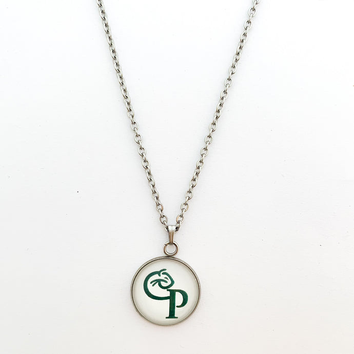 custom stainless steel Comstock high school necklace