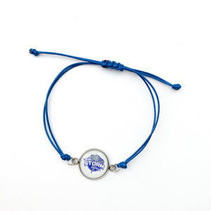 custom Georgia Storm fastpitch softball adjustable cord bracelet