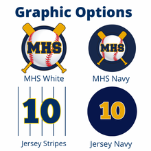 McKinney high school baseball graphic options and logos