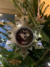 custom Cockrill middle school band acrylic snowflake ornament